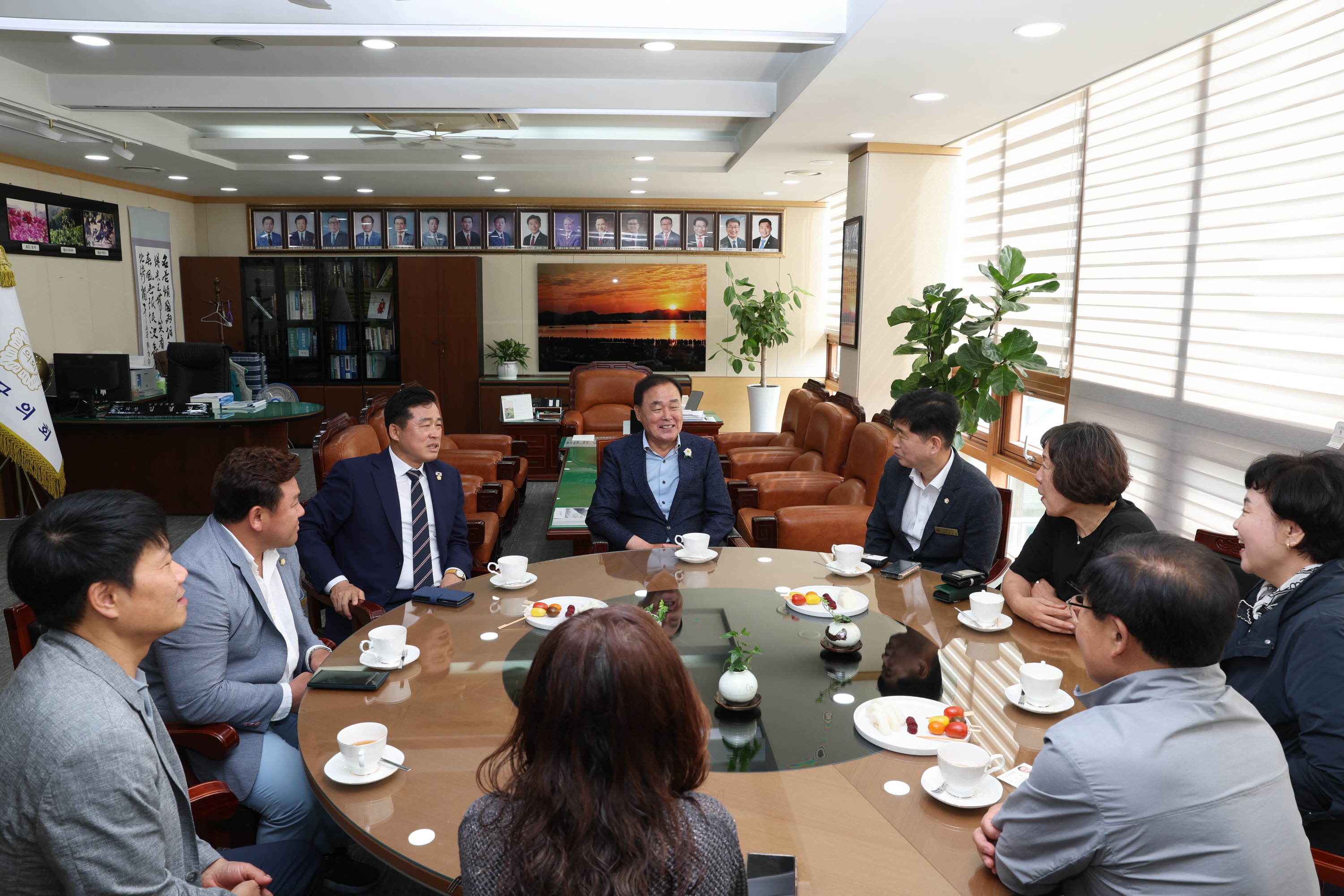 노원구의회 보성군 방문 및 대한노인회 보성군지회장 이·취임식